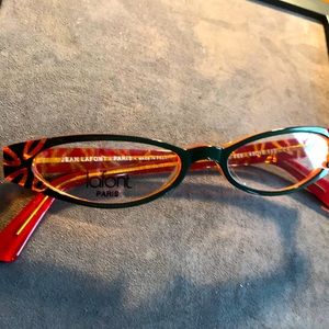 Lafont Raphia 985 khaki and orange 49/16/140 Never owned. France. Authentic